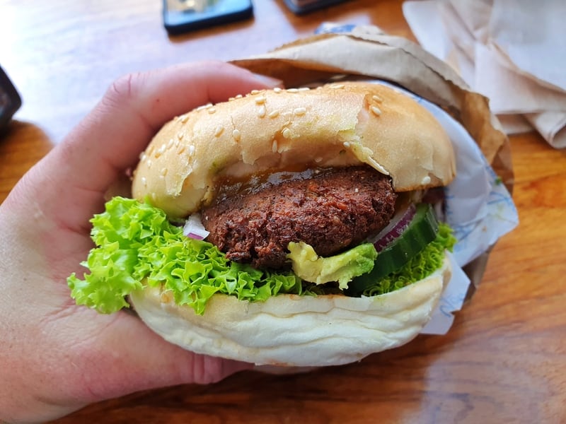 Ferg-lafel vegan fergburger