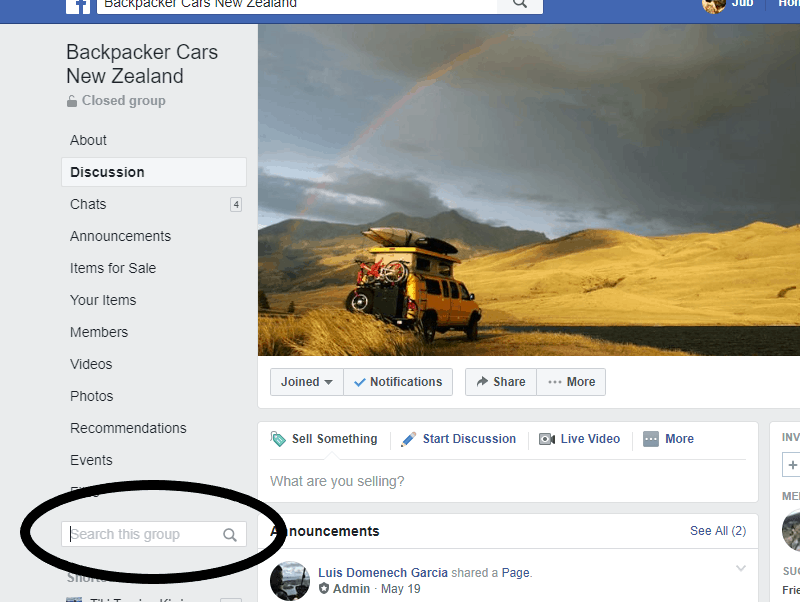 buying a campervan in new zealand on facebook
