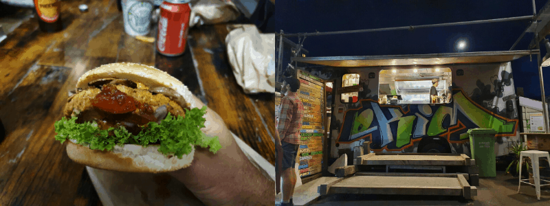 ekim burger and the food truck in wellington