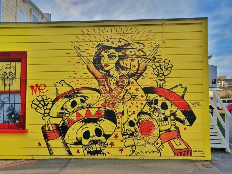 viva mexico wellington street art