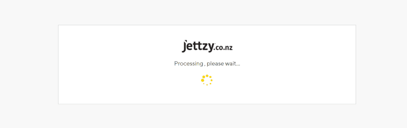 jettzy processing screen