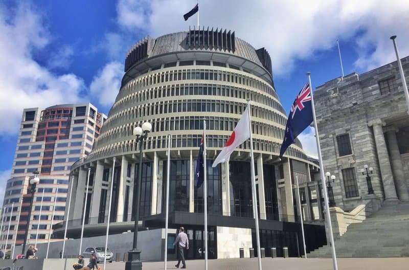 outside new zealand parliament