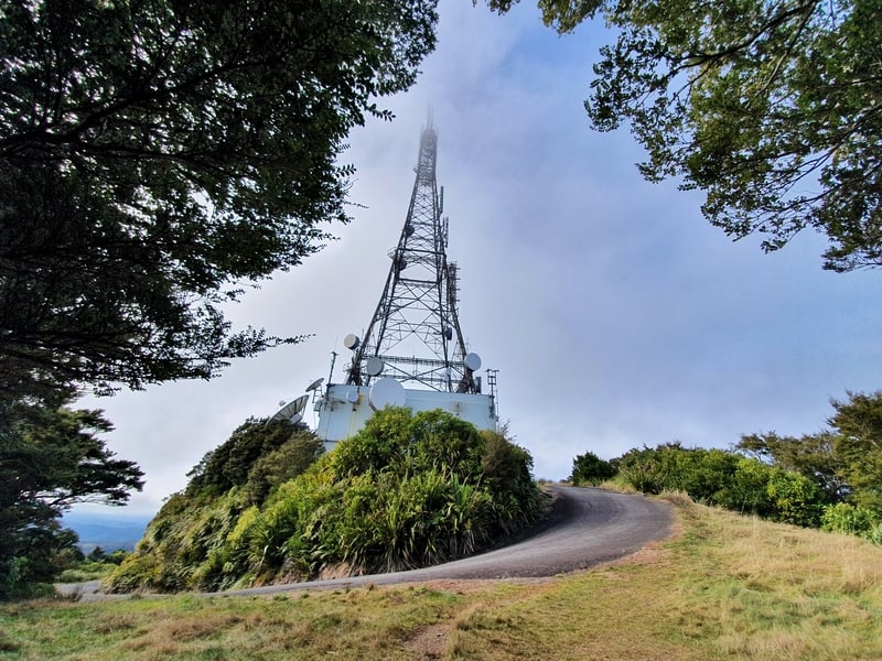 mount te aroha summit and broadcast tower