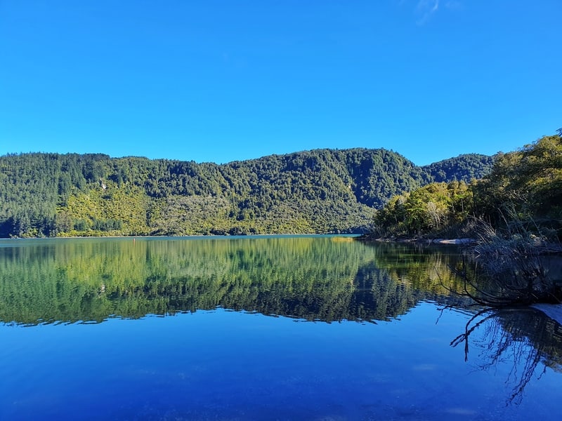 reflections on the blue lake circuit