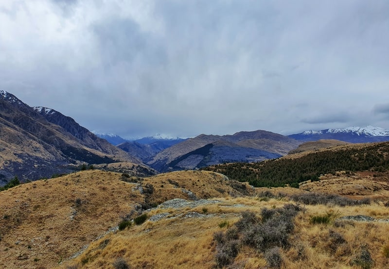 behind the summit of queenstown hill