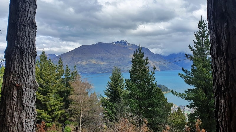 early view on the queenstown hill hike