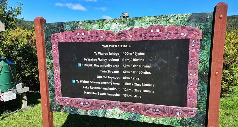 tarawera trail information