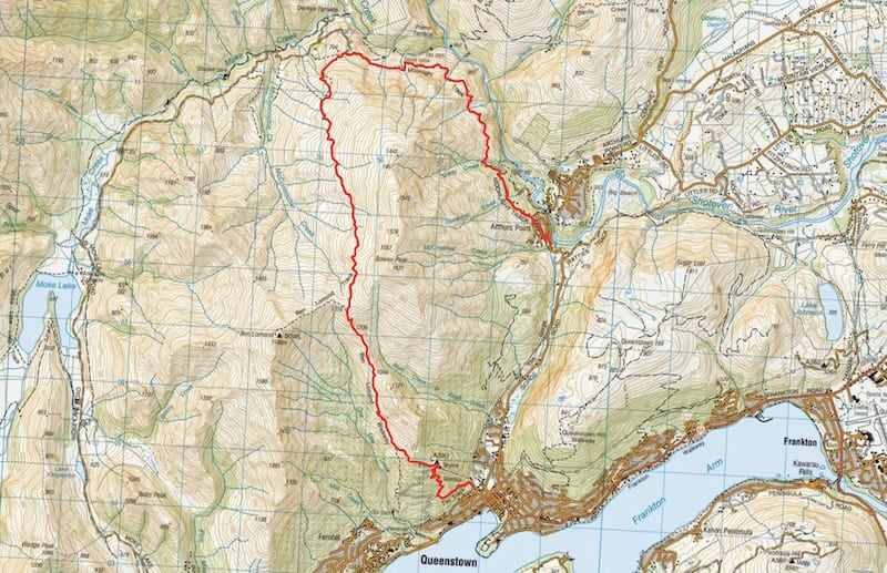 moonlight track map