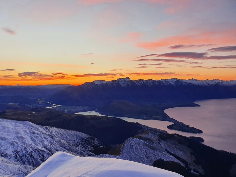 the sunrise at ben lomond summit track makes this one of the bets south island hikes