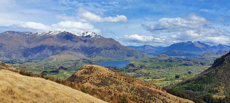 view from the summit of german hill on the sawpit gully track