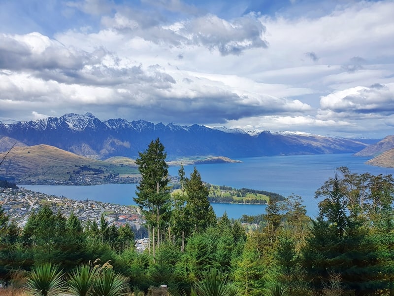 view from the tiki trail queenstown