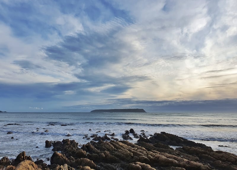 looking towards mana island