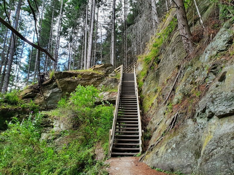 tiki trail stairs