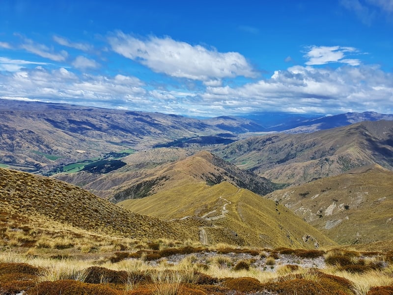 views from the skyline track in wanaka