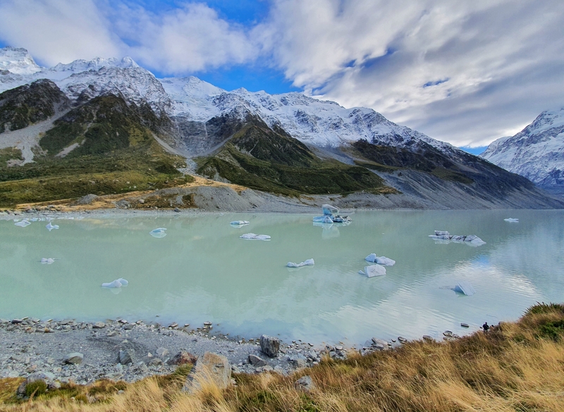 hooker lake icebergs