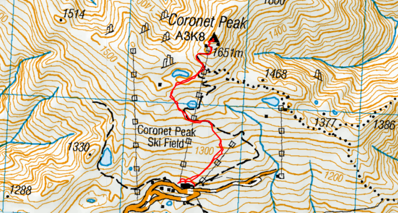 coronet peak hike