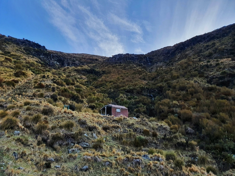 boozer hut on the mount judah track