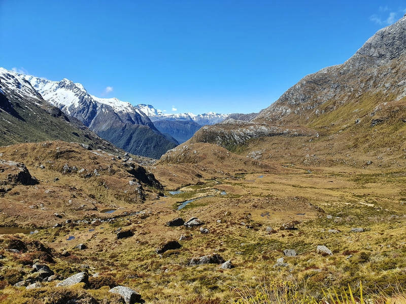 a valley on the routeburn