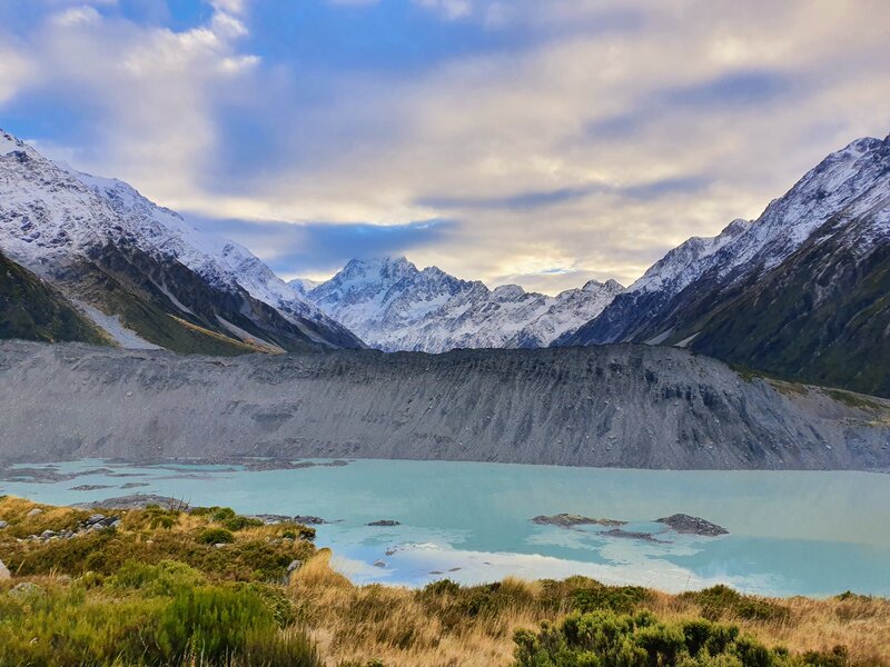 kea point viewpoint in mount cook