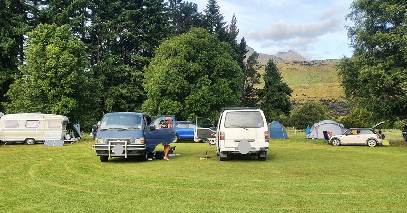 camping at the glenorchy races