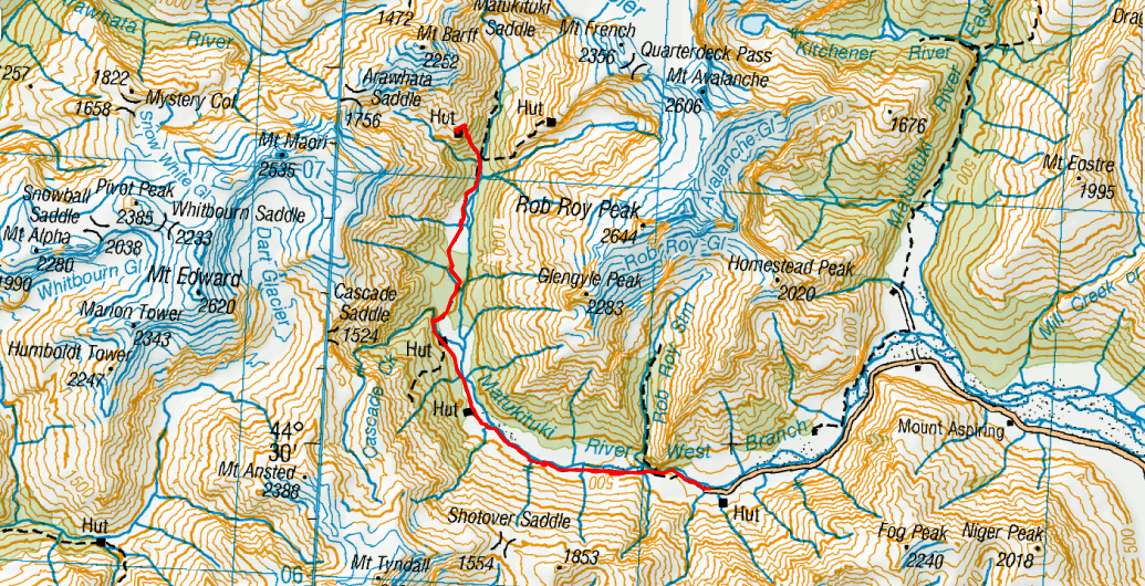 liverpool hut track map
