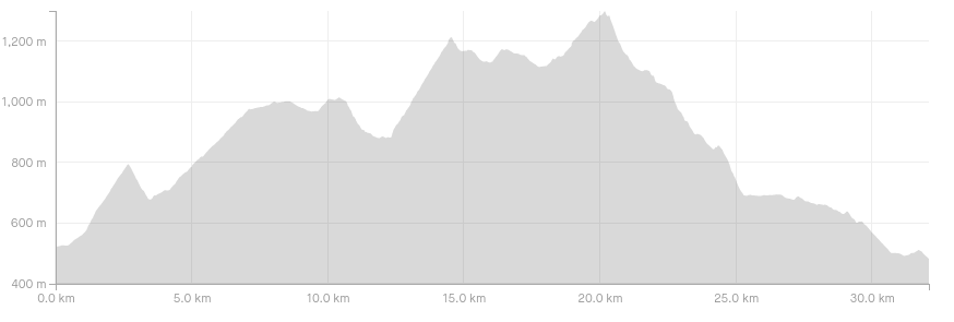 the routeburn track elevation profile