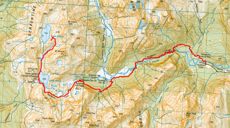a good topo map is one of the best new Zealand travel apps for hikers