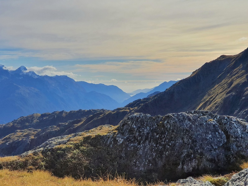 looking out to see from conical hill