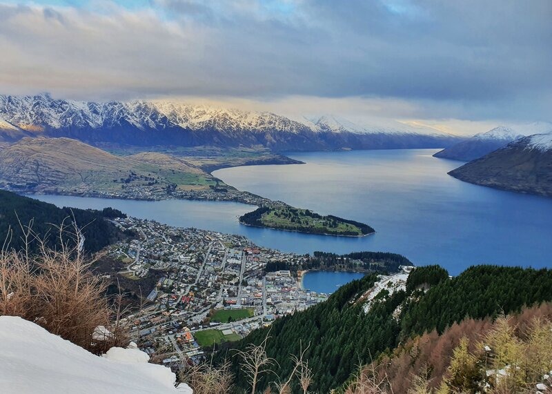 visiting queenstown in june gives views like this