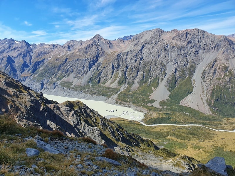 beautiful new zealand alpine terrain