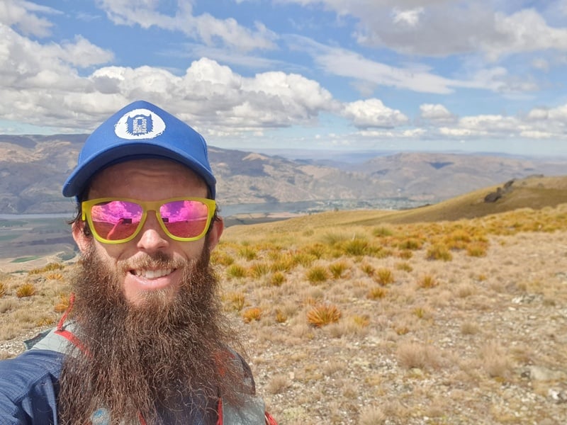 cardrona cromwell pack track selfie