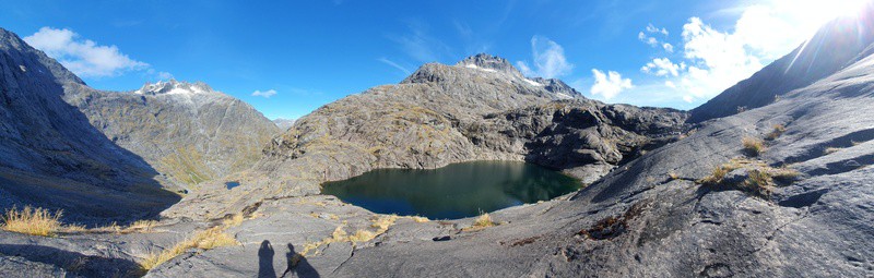 black lake on the gertrude saddle route