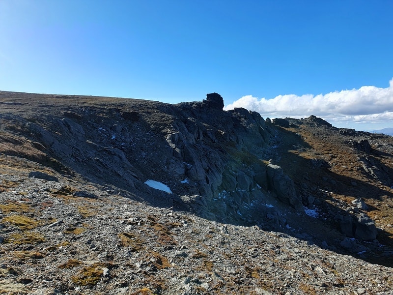 cliffside on the tinwald burn ridge track