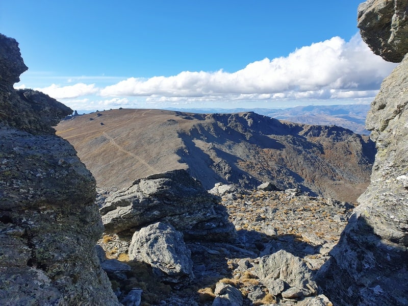 looking across from mount pisa summit