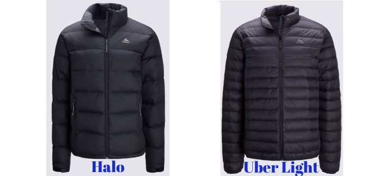 macpac halo vs uber light puffer jackets