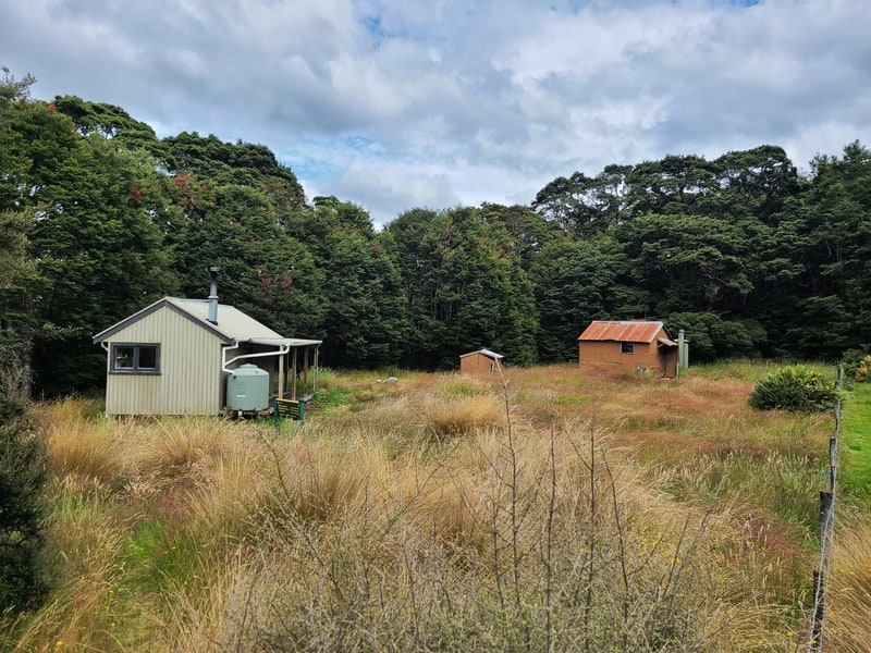 aparima huts and woodshed