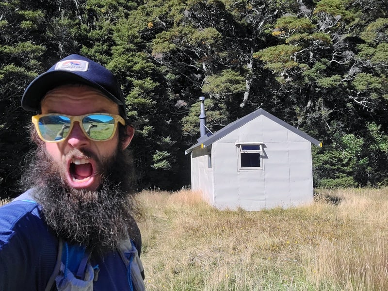 makarora Hut arrival