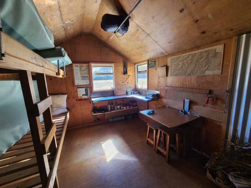 makarora Hut interior