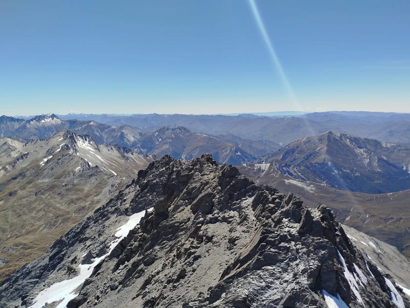 mountains on a blue sky day