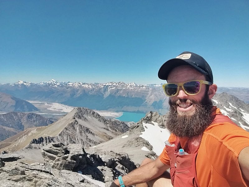 Mount larkins summit selfie