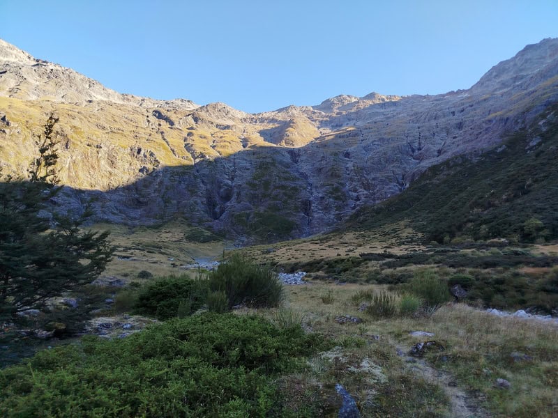 approaching cirque basin