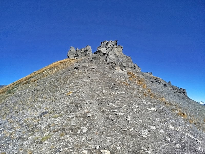 getting towards the top of Treble cone