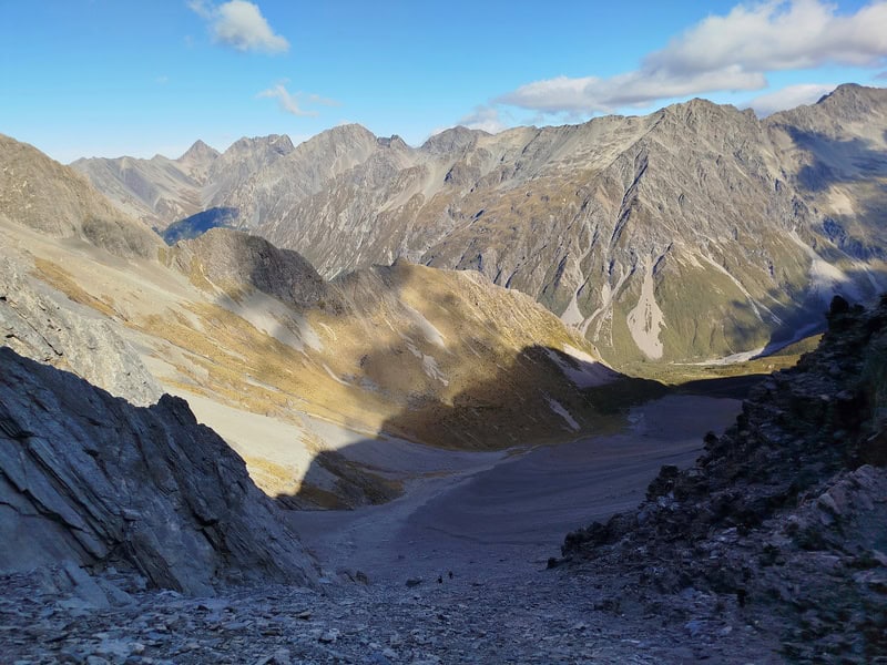 looking down towards North temple