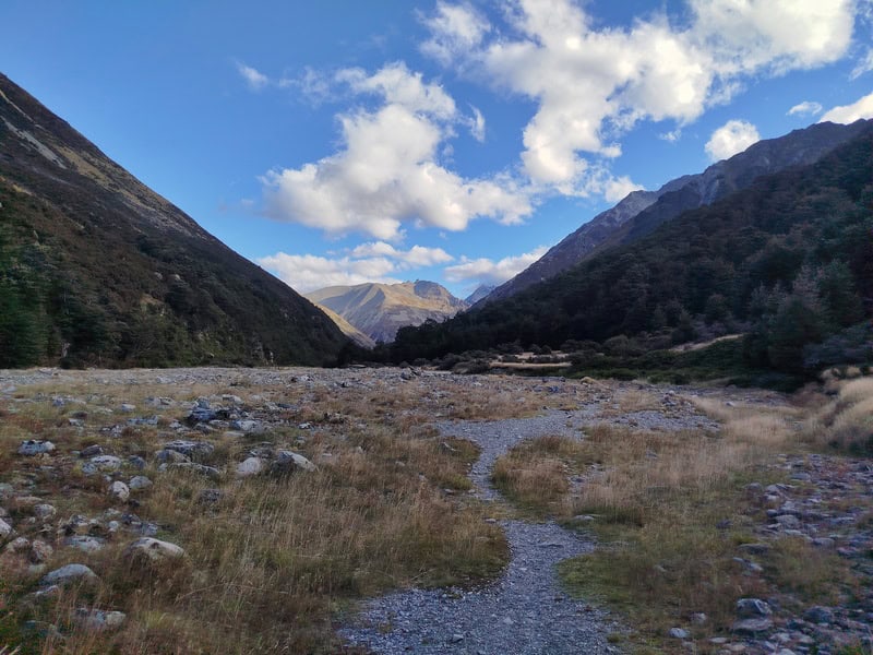 near the start of south Temple track