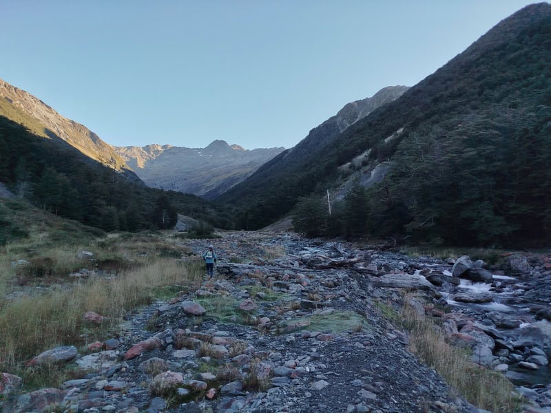 the south Temple Track and the south branch of Temple stream