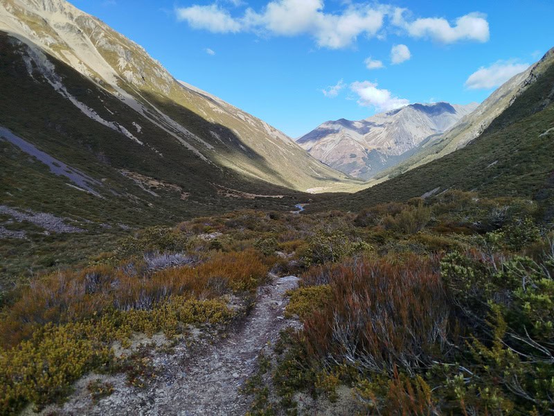 the south Temple Track route