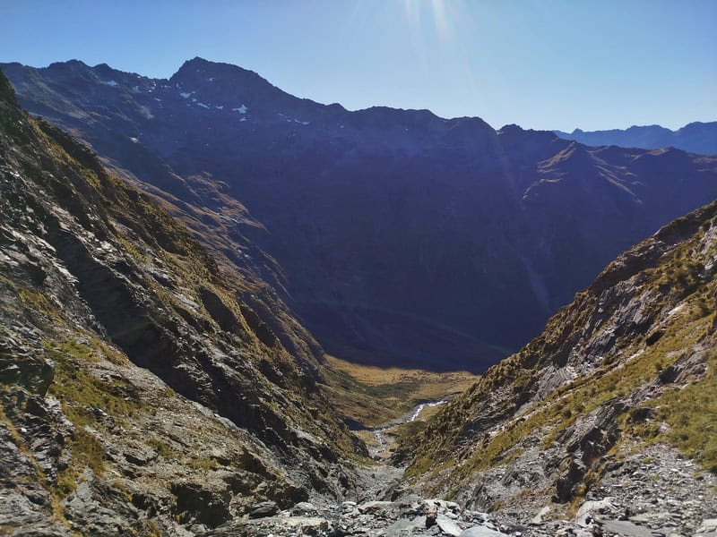 view over the south Temple basin
