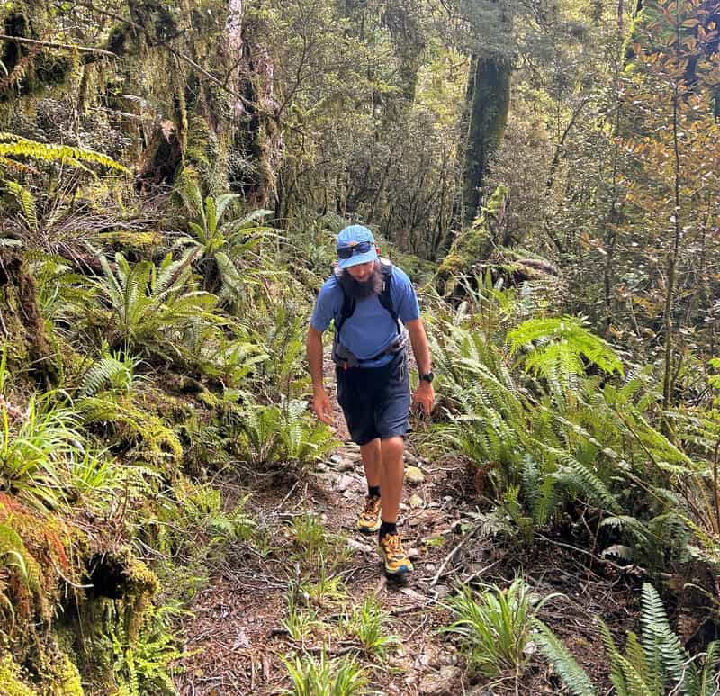 going up the mica mine route