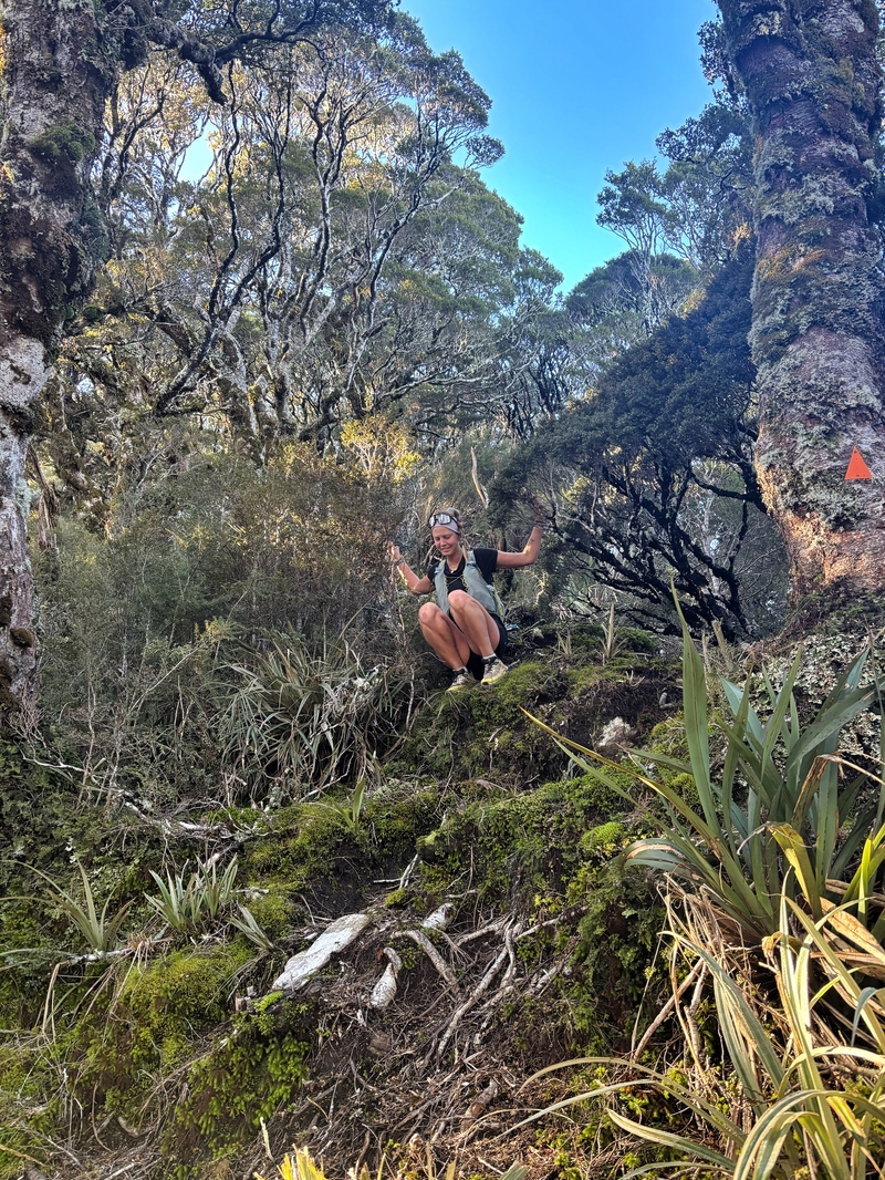 steep maori saddle route descent