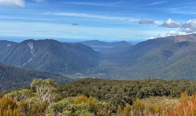 view from the mataketake ranges